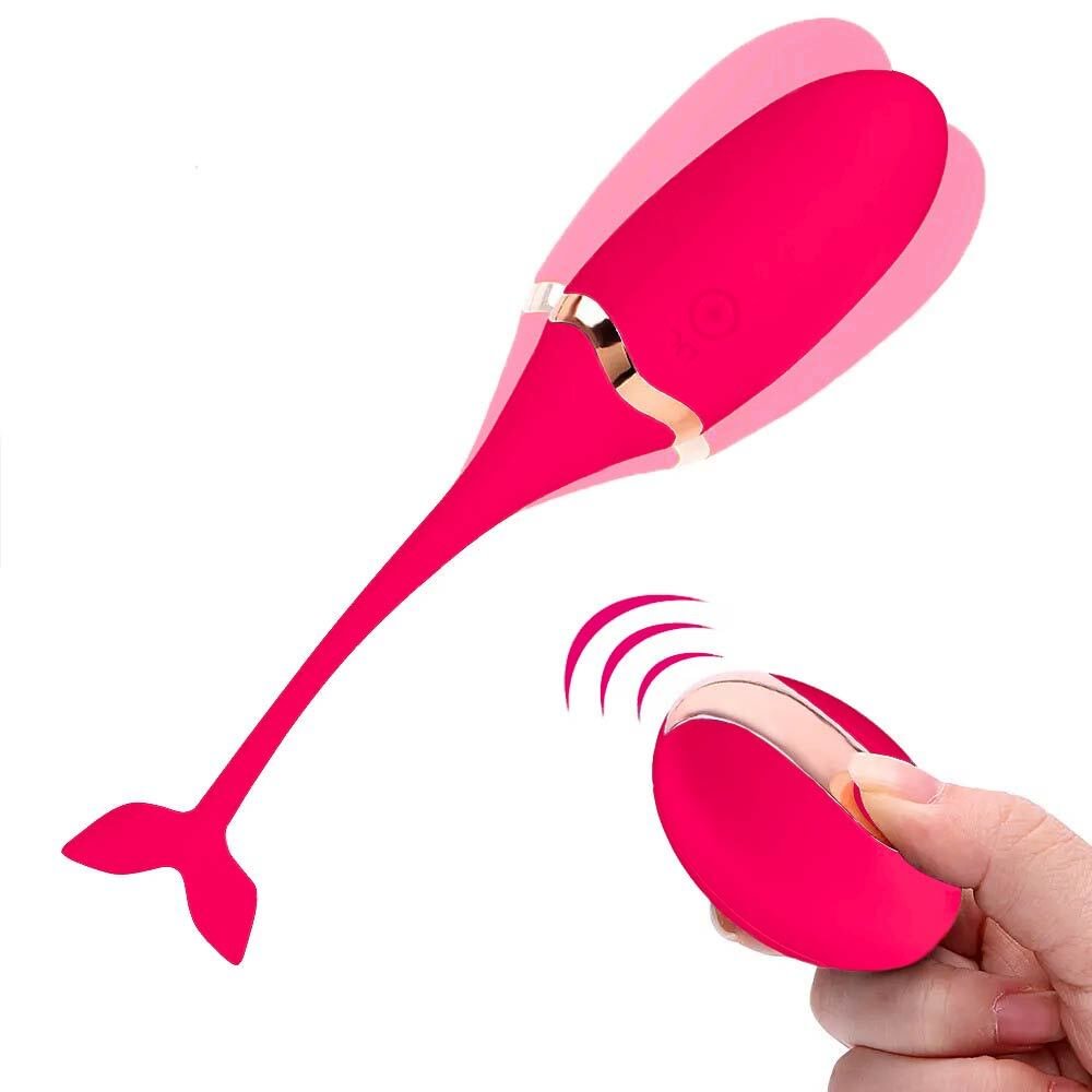 Wireless Whale Egg Remote Control Vibration Fish Tail  