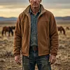 Winter Warmth Fleece Jacket with Sherpa Lining - Perfect for Outdoor Adventures by Inlyline