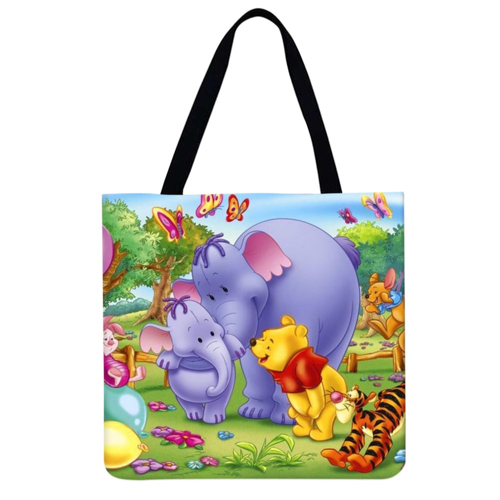 Linen Tote Bag - Cartoon