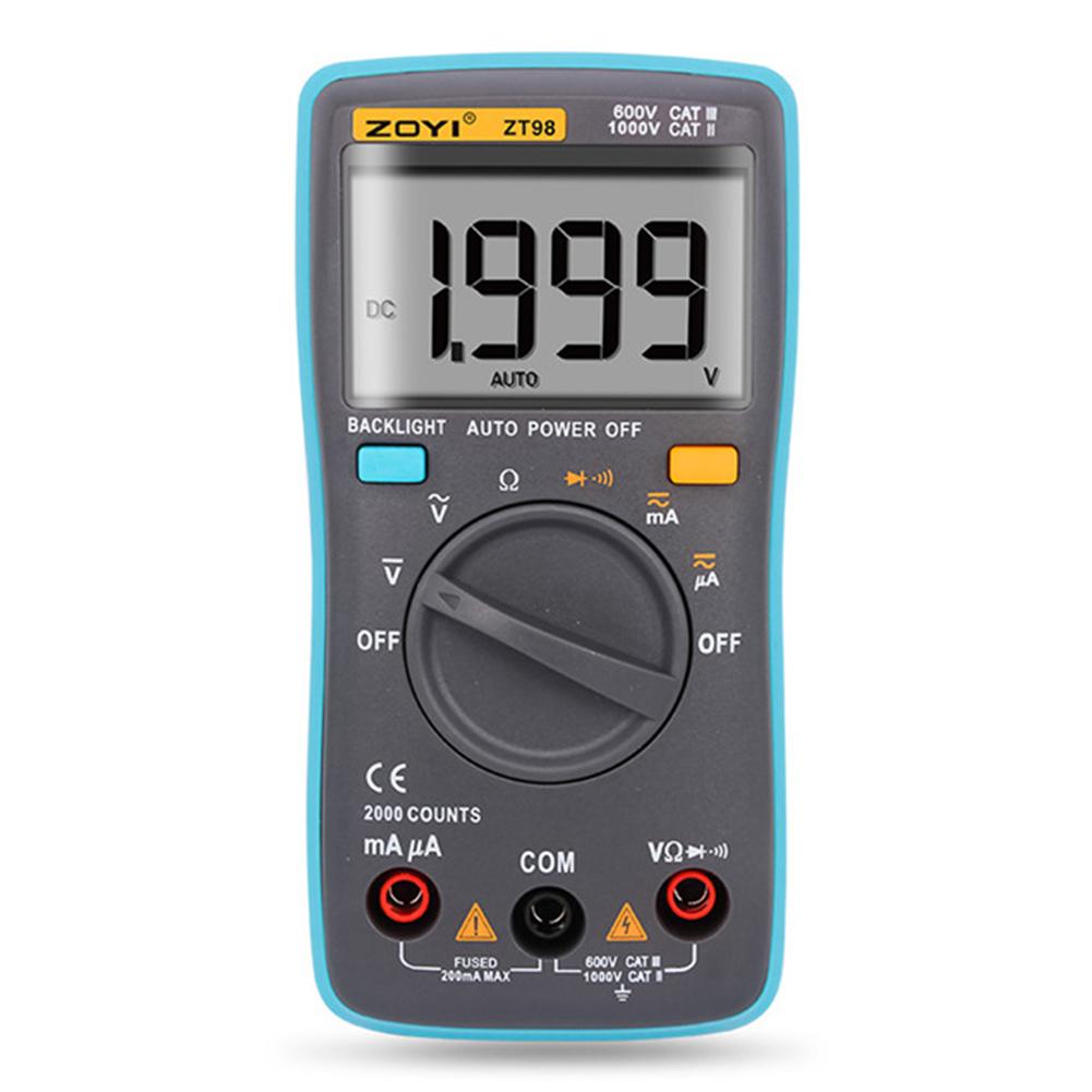 

ZOYI Backlight 2000 Counts - Digital Multimeter, 501 Original