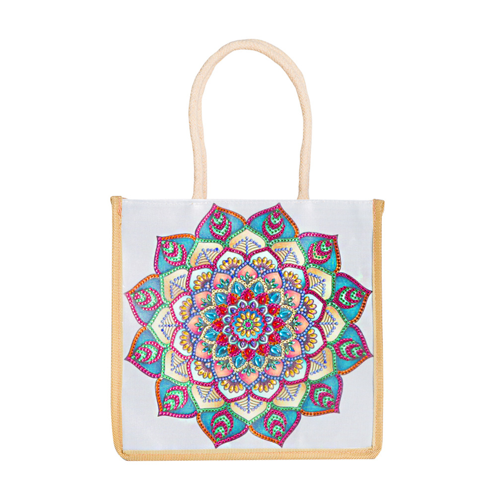 

Mandala - 5D DIY Craft Reusable Linen Bag, 501 Original