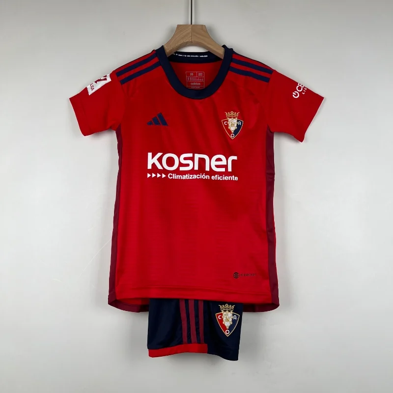 23-24 Kids Osasuna Soccer Jersey Home