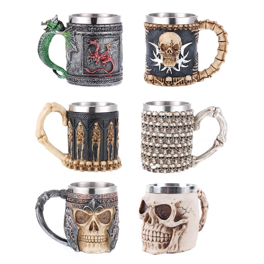 

Resin Skull Retro Wine Glass Vintage Cocktail Glasses Whiskey Beer Wine Cup, Rs-8081, 501 Original