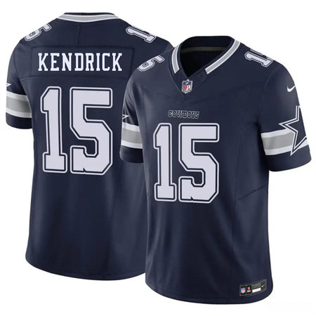Youth Dallas Cowboys #15 Derion Kendrick Navy 2026 F.U.S.E Vapor Untouchable Limited Stitched Football Jersey
