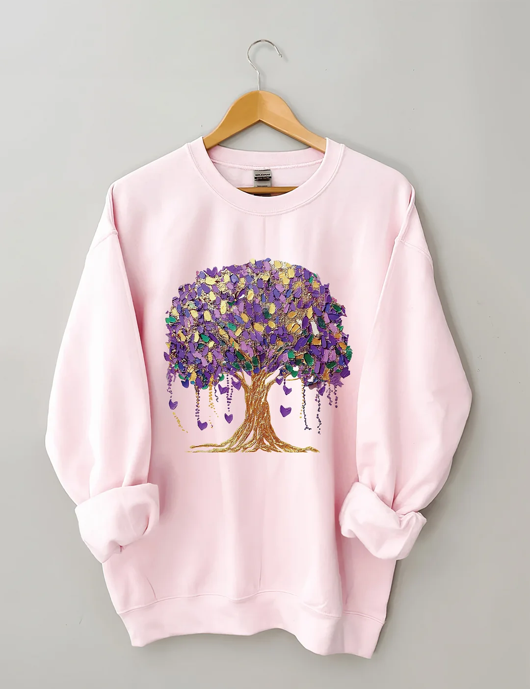 Mardi Gras Tree Sweatshirt