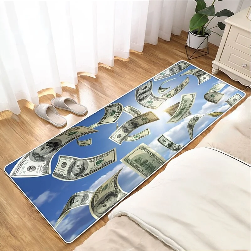 Athvotar Entrance Doormat Dollar Money Pattern Living Room Floor Rugs Home Decor Kitchen Absorbent Carpet Anti Slip Bathroom Mat 1127-0