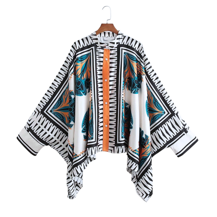 Casual Printed Shirt and Pants Two Piece Set Flaxmaker