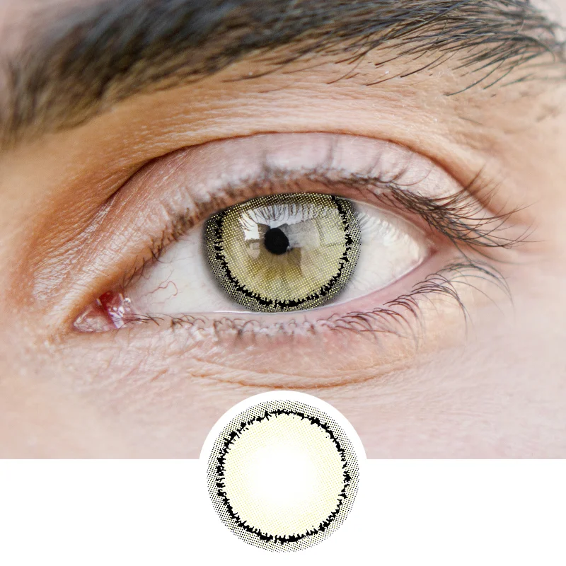 Men' Tear Brown(12 months) contact lenses