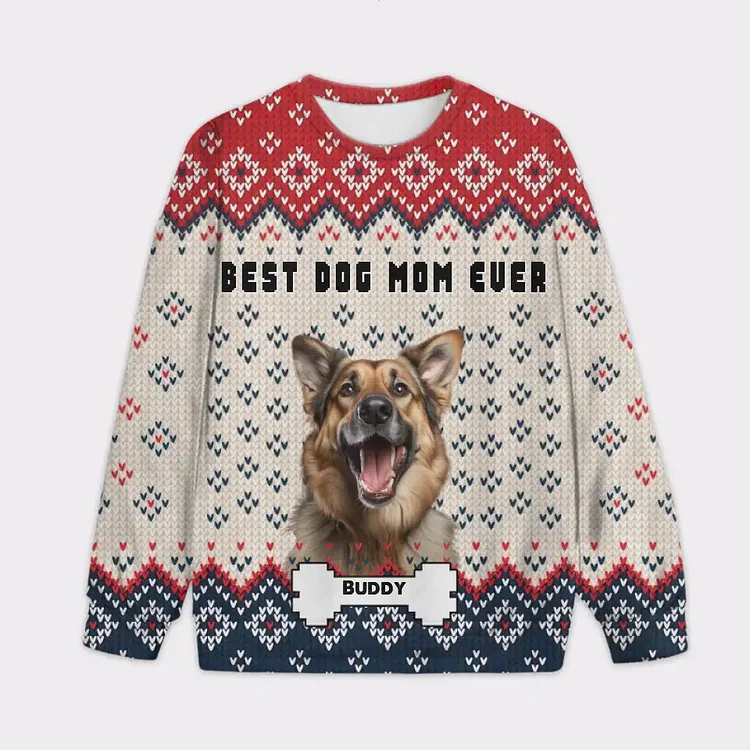 Customize Your Own Christmas Sweater with Your Pet's Face