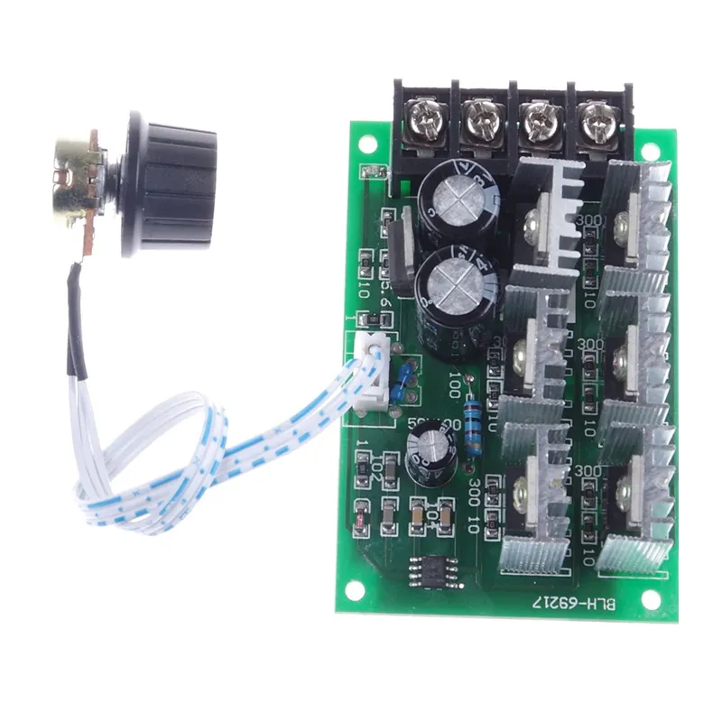 DC Speed Controller 9-55V 40A PWM Motor Controller Speed Regulator ...
