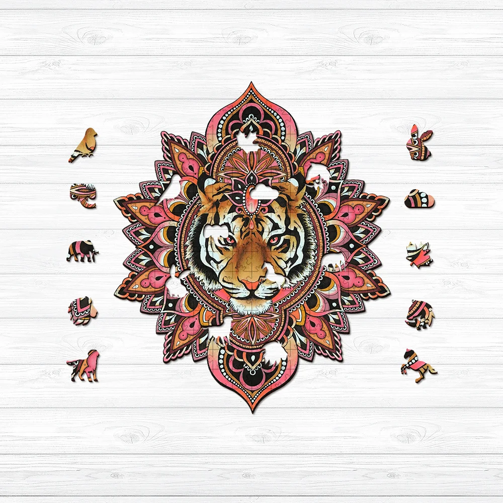 Ericpuzzle™ Ericpuzzle™Ruby Tiger Wooden Jigsaw Puzzle