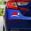 3pcs 3D Christmas Hat Car Decorative Stickers Waterproof for Automotive Exterior