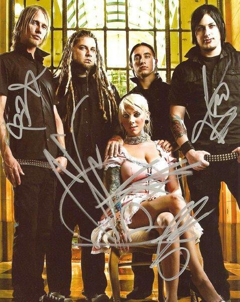 REPRINT - IN THIS MOMENT Band Maria Brink Autographed Signed 8 x 10 Photo Poster painting Poster