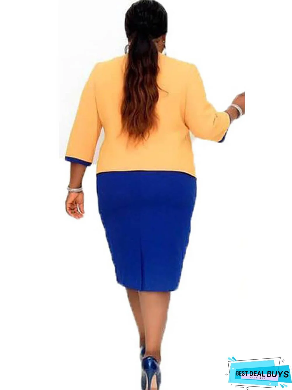 Two Piece Printed Cardigan & Midi Dresses