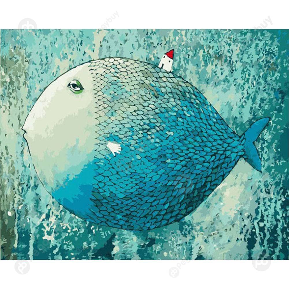 

40*50CM Paint By Numbers-Fish, 501 Original