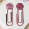 2 Pieces Diamond Painting Organizer Clamp with Anti-Roll and Fixed Design Clips for Diamond Art Cat Paw Shape Diamond Painting Accessories for Gem Art (Random Color A)