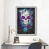 Diamond Painting-5D Full Round Drill Skull