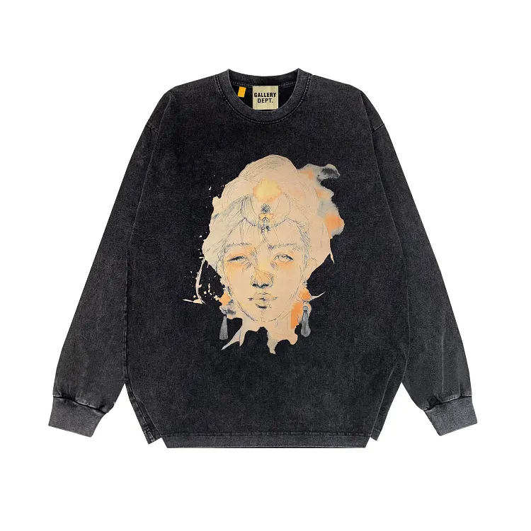 Gallery Long Sleeve Shirt Vintage T Shirt Washed and Worn Vintage Long Sleeve T-shirt