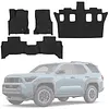 [US Local Warehouse] Floor Mats & Cargo Liner for Toyota 4Runner 2025 2026 Fuel 7 Seats All Weather TPE Floor Liners Trunk Mat with Backrest Mat for 4Runner Accessories