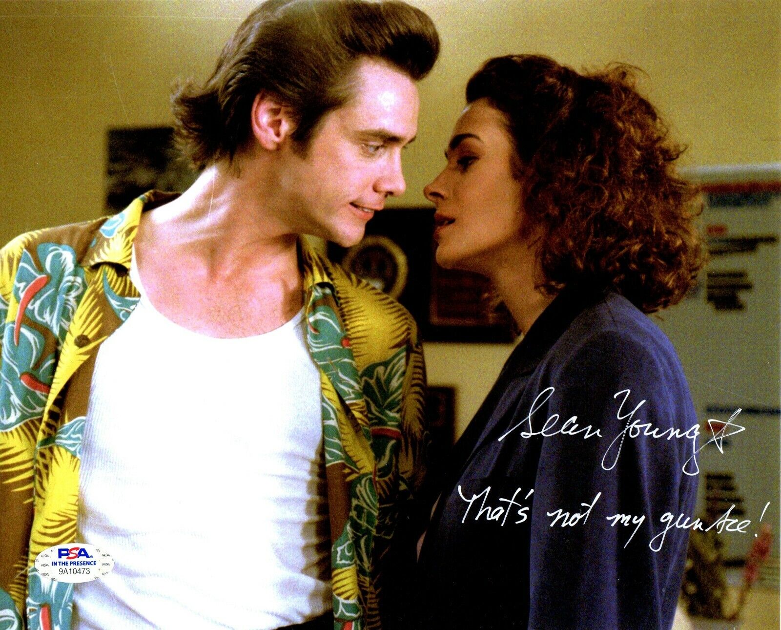Sean Young autographed signed inscribed 8x10 Photo Poster painting Ace Ventura Ray Finkle PSA