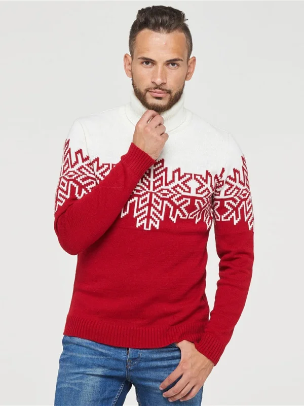 Christmas Parenting Men's Women's Children's Jacquard Sweater Flusfy