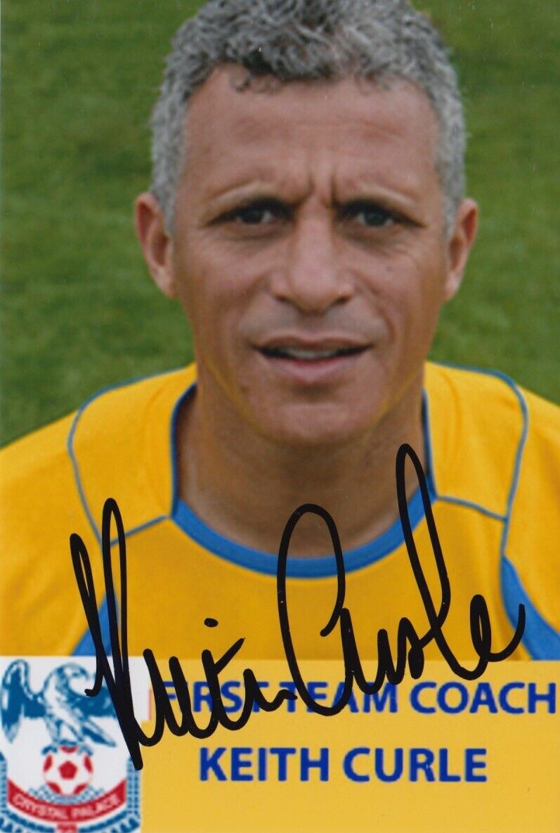 KEITH CURLE HAND SIGNED 6X4 Photo Poster painting CRYSTAL PALACE FOOTBALL AUTOGRAPH 1