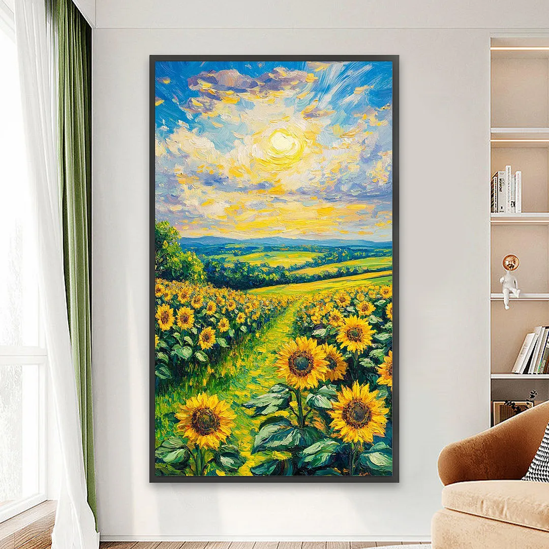 Sunflowers 5D Full Round Drill DIY Diamond Painting Kit for Adults 40x70CM