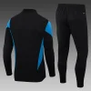 2023 Germany Half-Pull Training Suit Black Football Shirt 1:1 Thai Quality Set