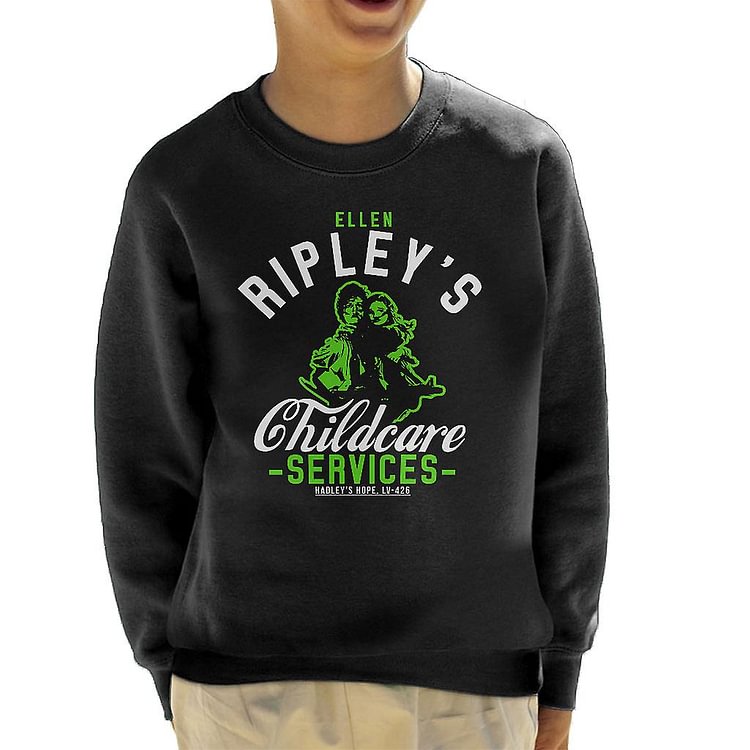 Ellen Ripleys Childcare Services Aliens Kid's Sweatshirt