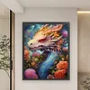 >SALE<Full Embroidery Eco-cotton Thread 11CT Print Flower Dragon Cross Stitch 50x60cm