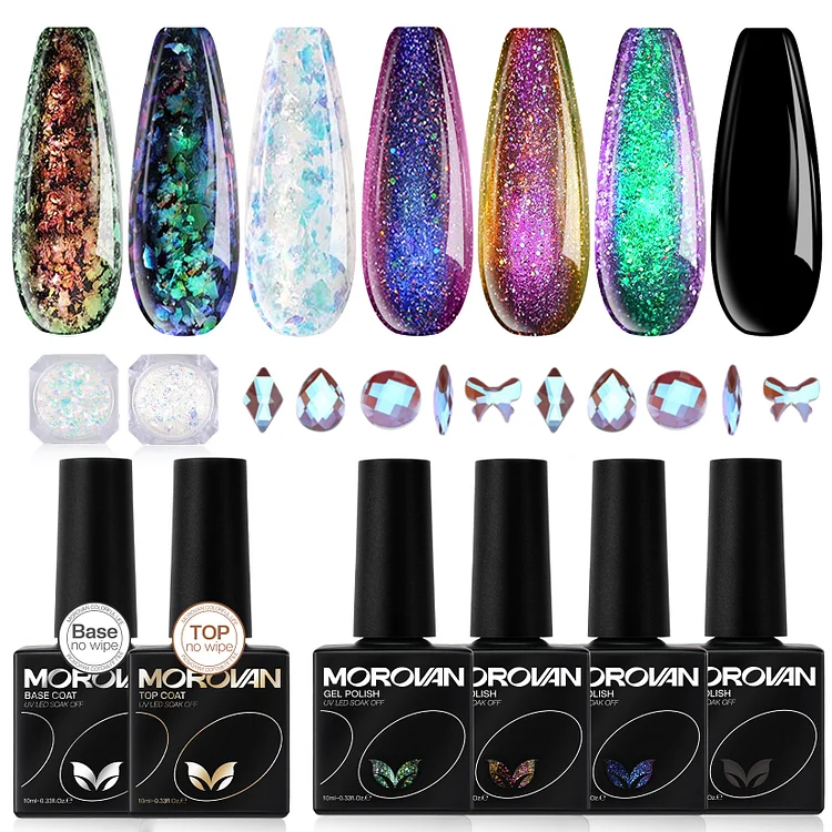 3D Glitter Set of Nail Decoration (Multicolor) - Set of 48 Bottles, For  Parlour at Rs 180/pack in Ahmedabad