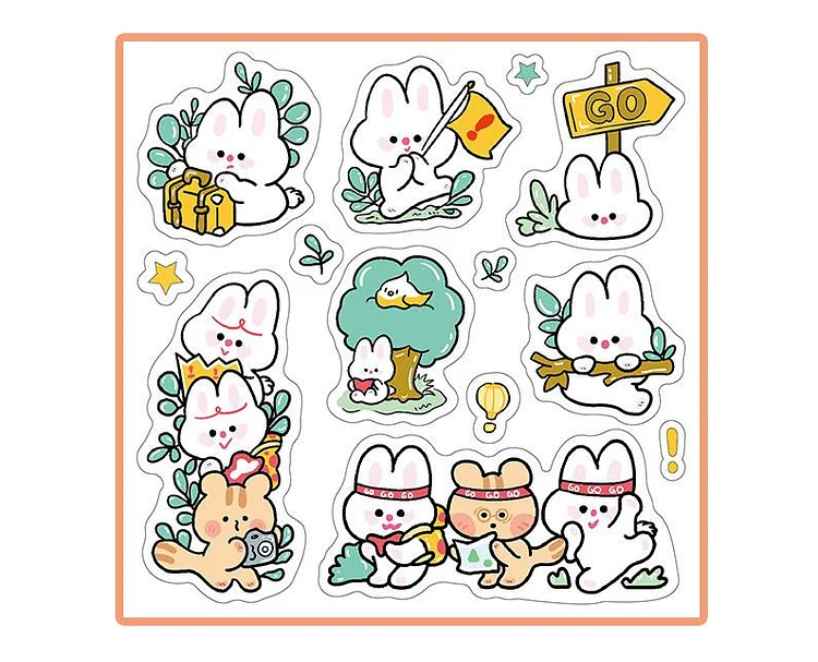 Cute Animal Bunny Sticker