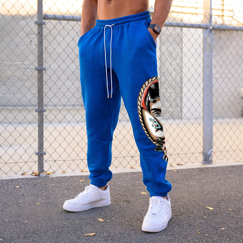 Vintage Rose GRAPHIC PRINT JOGGERS