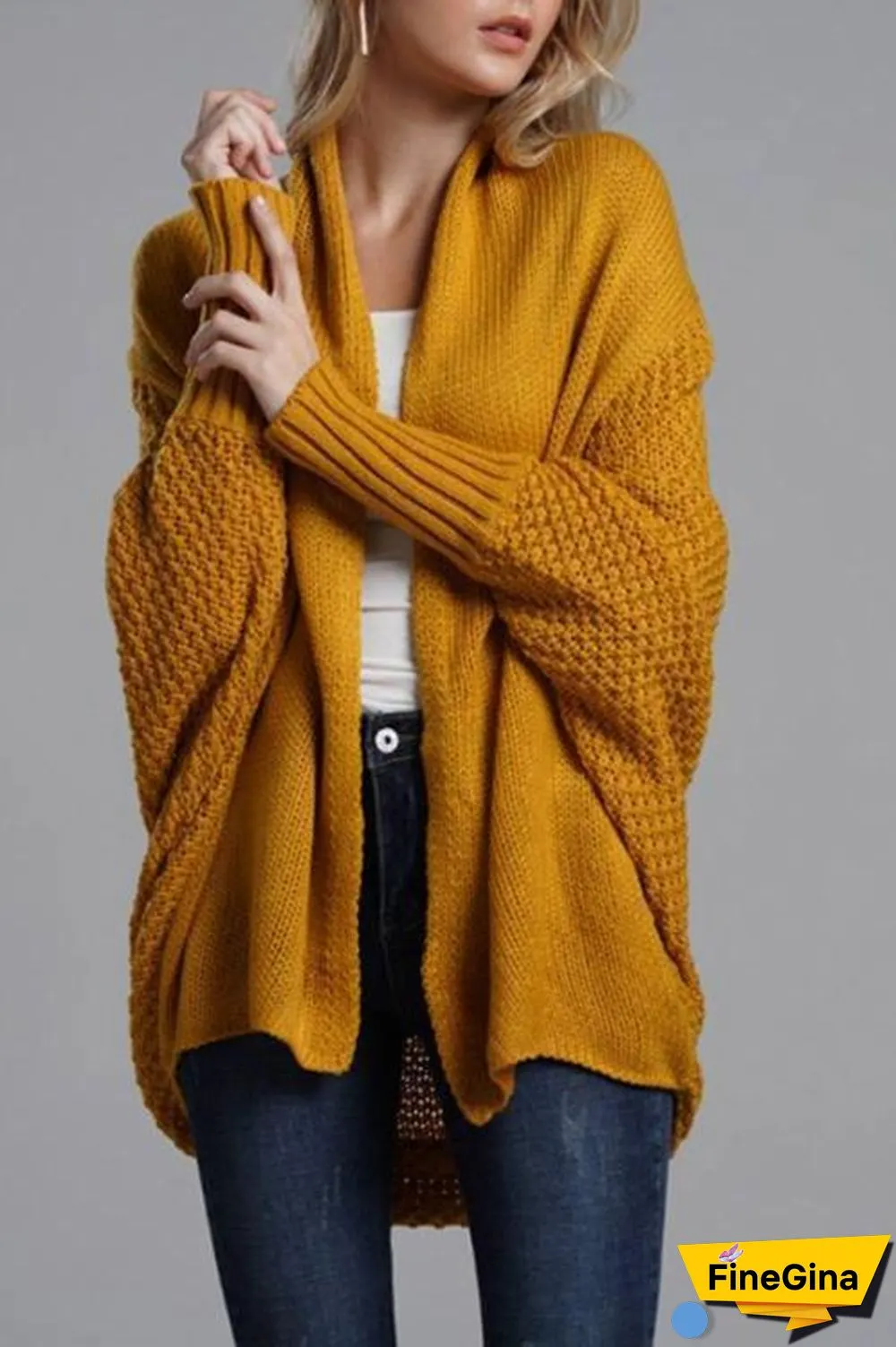 Commuter Bat Sleeve Cardigan