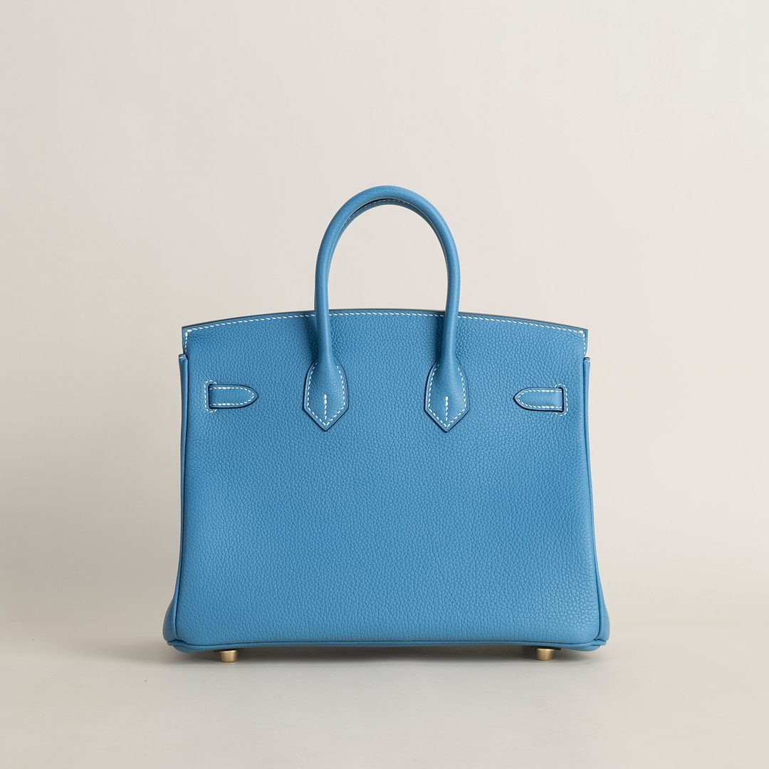 Birkin 25cm Togo 75 Blue Jean GHW