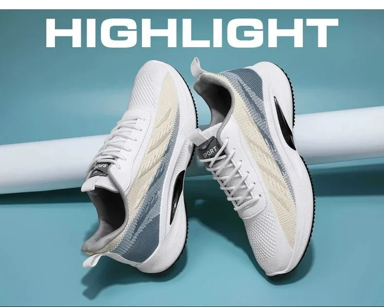 Men's summer fly-knit lightweight casual breathable sneakers(Free Shipping)