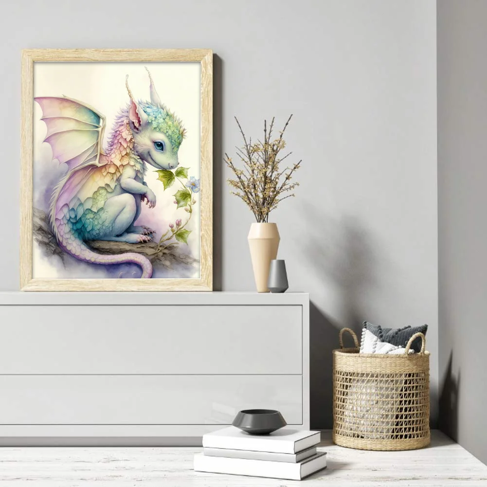 Diamond Painting - Full Round Drill - Dragon(30*40cm)
