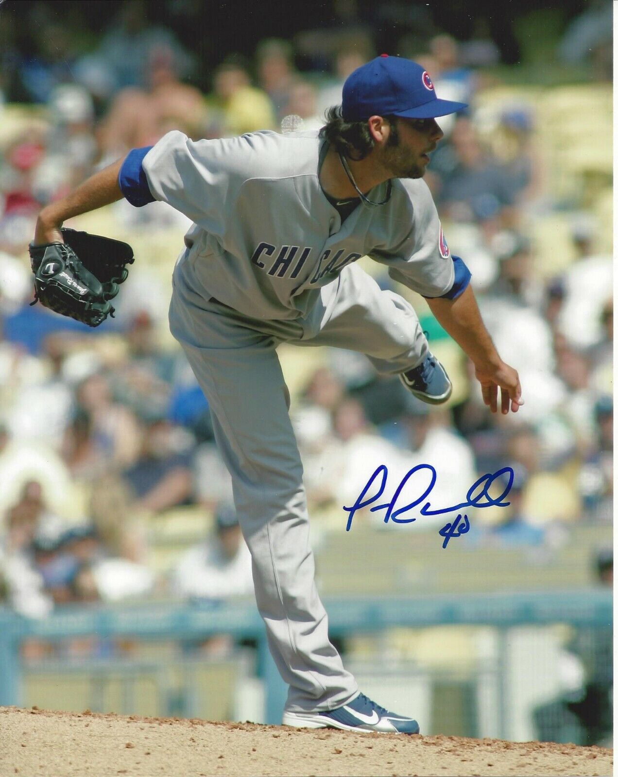 James Russell Autographed 8x10 Chicago Cubs#3