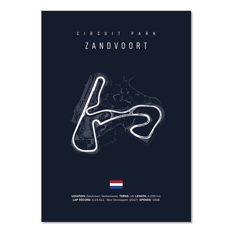 Formula 1 Nurburgring Monaco Imola Track Circuit Canvas Painting F1 Posters and Prints Wall Pictures for Living Room Decor