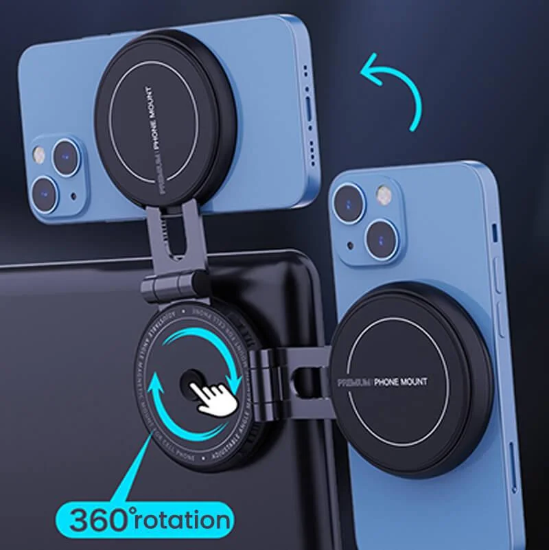 Foldaway Phone Mount With MagSafe For Model 3/Y (2017-2022)