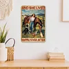 And She Lived Happily Ever After - Vintage Metal Signs - 20*30cm/30*40cm - Western&Farm