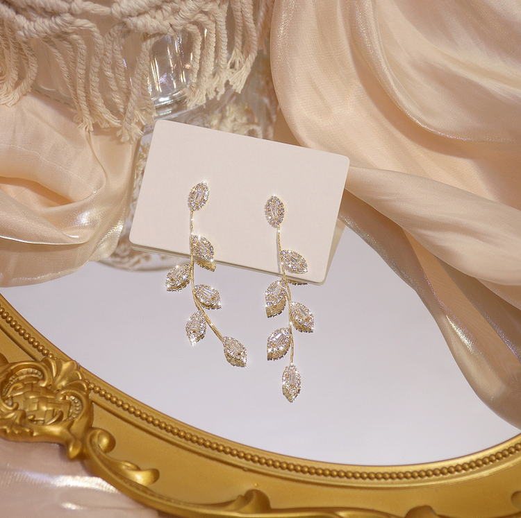 Crystal Vine Earrings | 168DEAL