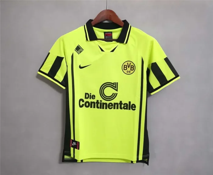 Retro 1996-1997 Borussia Dortmund Home Soccer Jersey