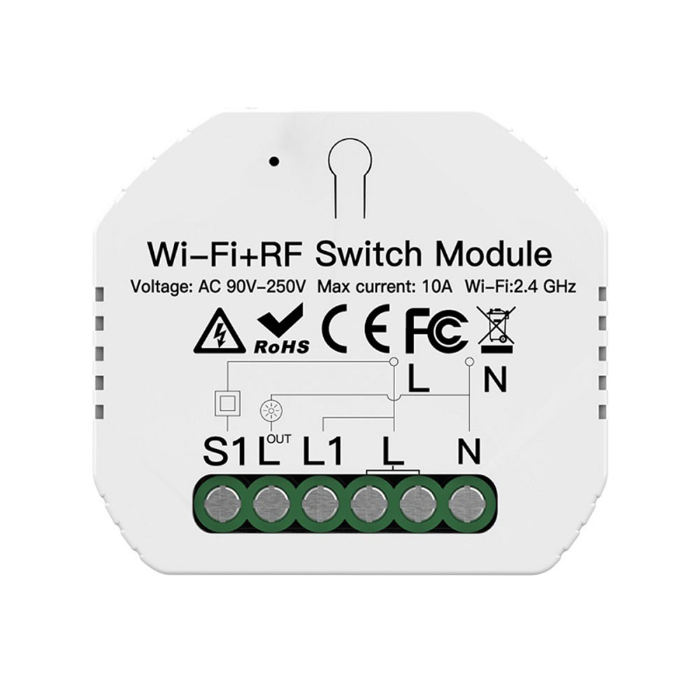 

Wifi Smart Light Switch Breaker Module for Alexa Echo Google APP Control, 501 Original