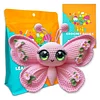 Butterfly Crochet Kit for Beginners - Amigurumi DIY Stuffed Insect Set with Step-by-Step Tutorial
