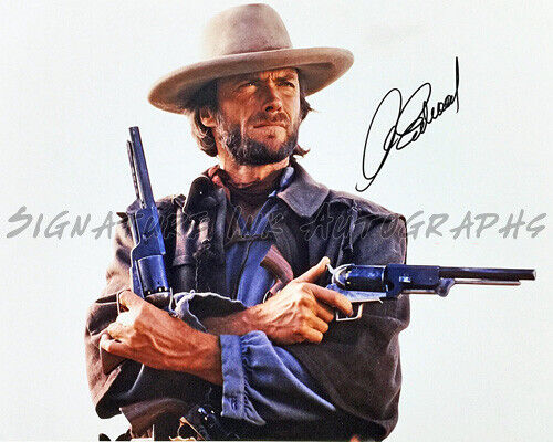 Eastwood Clint Eastwood Signed 8x10 Atographed Photo Poster painting Reprint