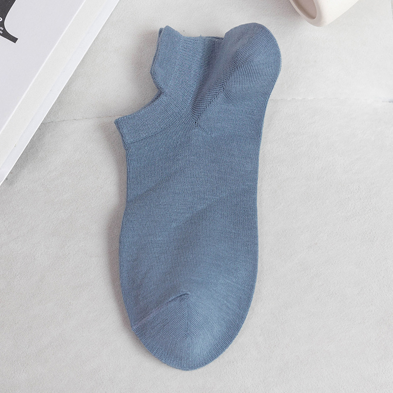 Nutriglowdiet 5 Pairs Pack Comfortable Bamboo Fiber Socks For Men's No Show With Heel Tab Cushion Ankle Compression Running Athletic Low Cut