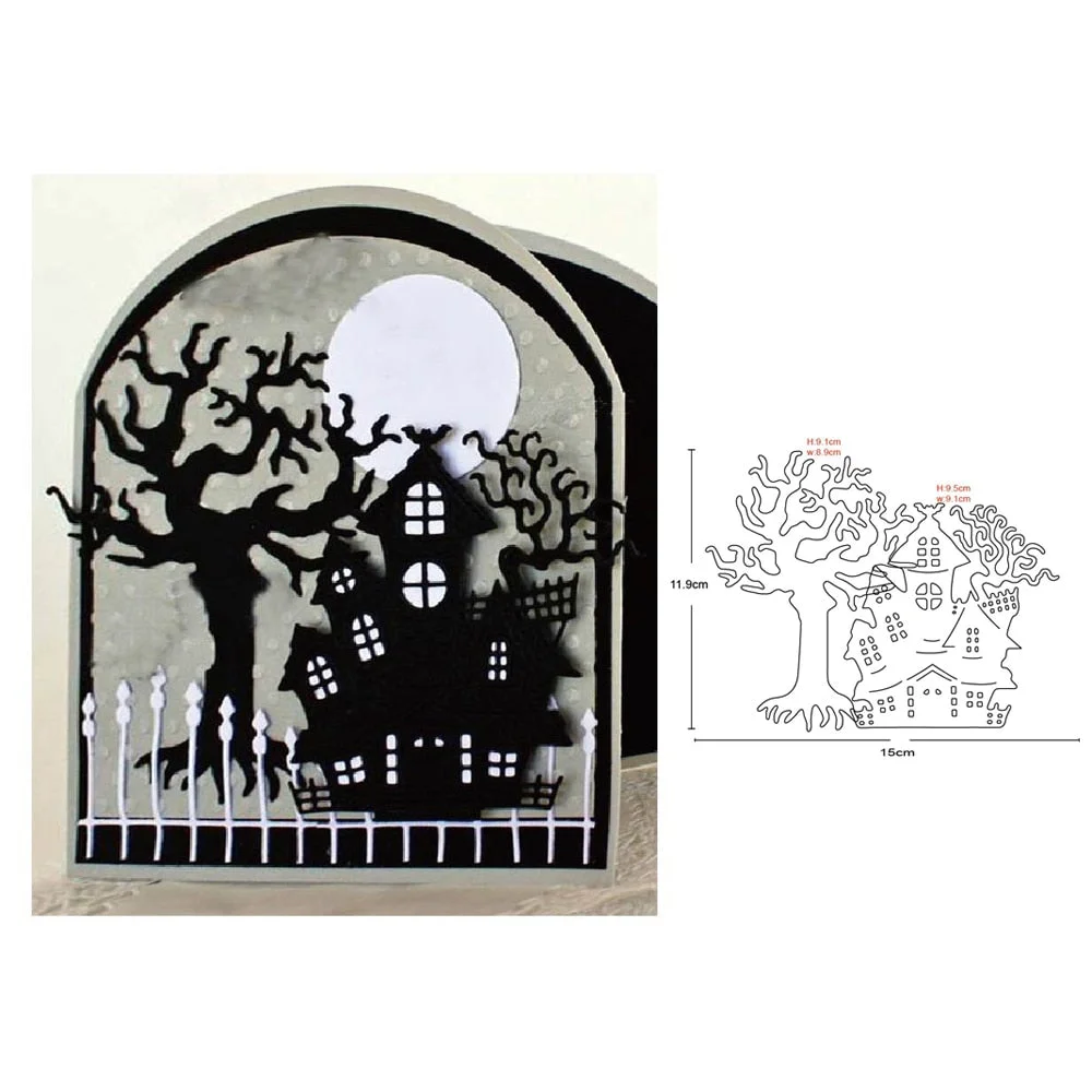 Tree Branch Metal Cutting Dies Stencil For DIY Scrapbooking Album Decorative Embossing Craft Dies Cut Paper Cards Tool