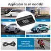 Car HUD Head Up Display Plug and Play GPS Digital Speedometer for Truck Vehicles