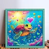 Sea Turtle - 11CT Stamped Cross Stitch - 40*40cm - Animal
